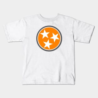 Tennessee Flag Stars // Big Orange // State Flag Knoxville Kids T-Shirt